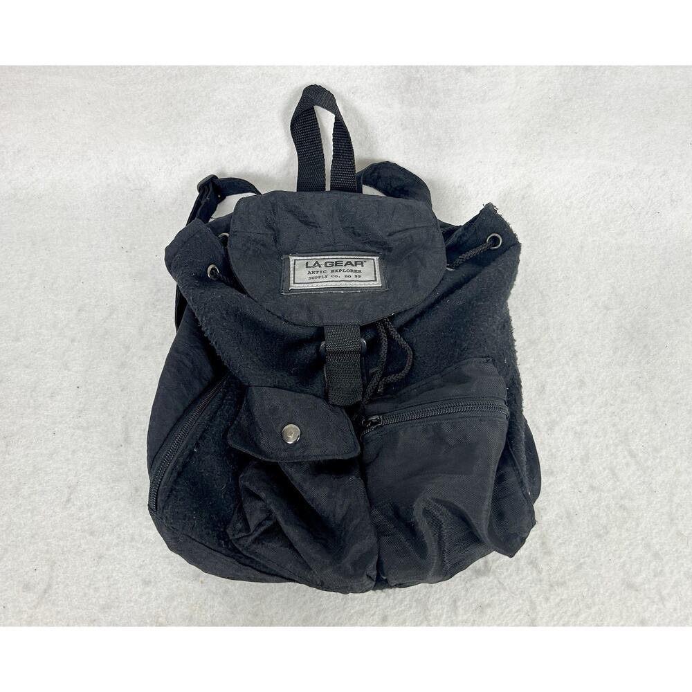 Vintage 1990s LA Gear Artic Explorer Mini Black Backpack